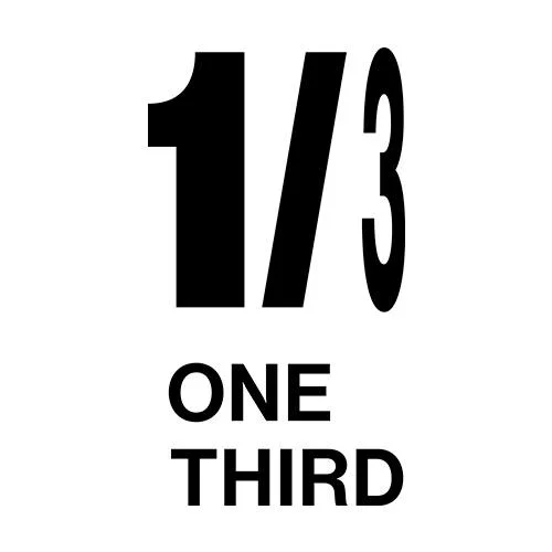 one third