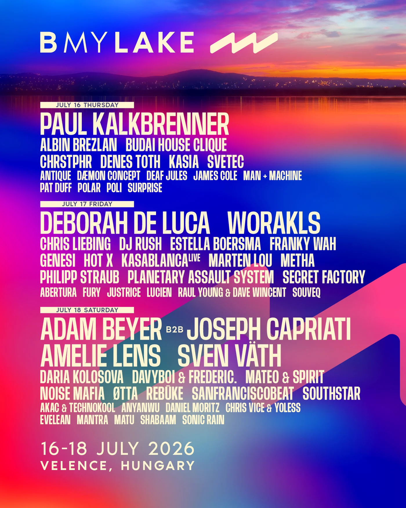 B my Lake Festival 2026